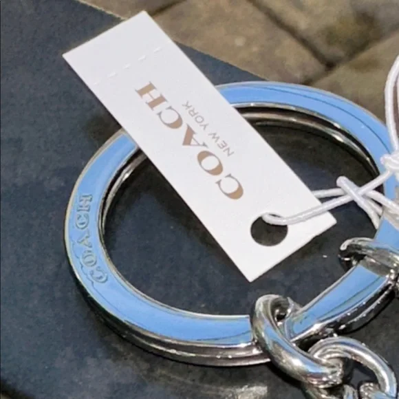 Coach Red and Silver Charm Keychain - Picture 10 of 11